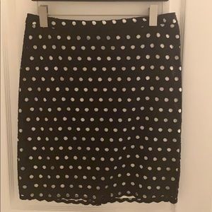 LOFT NWT Polka Dot Skirt